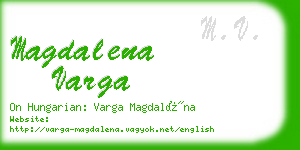 magdalena varga business card